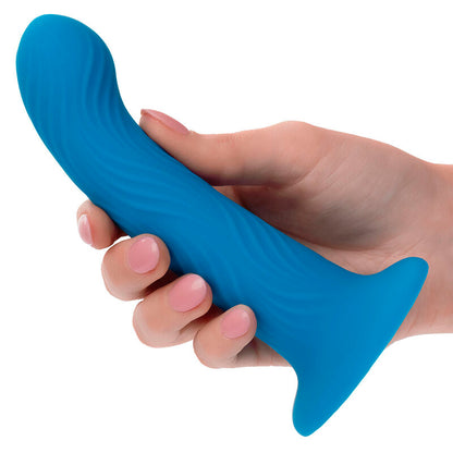 CALEXOTICS - WAVE RIDER RIPPLE BUTT PLUG BLUE