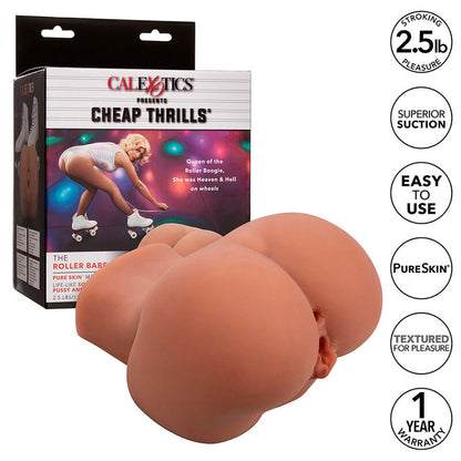 CALEXOTICS - THE ROLLER BABE DOUBLY REALISTIC MASTURBATOR, FLESH