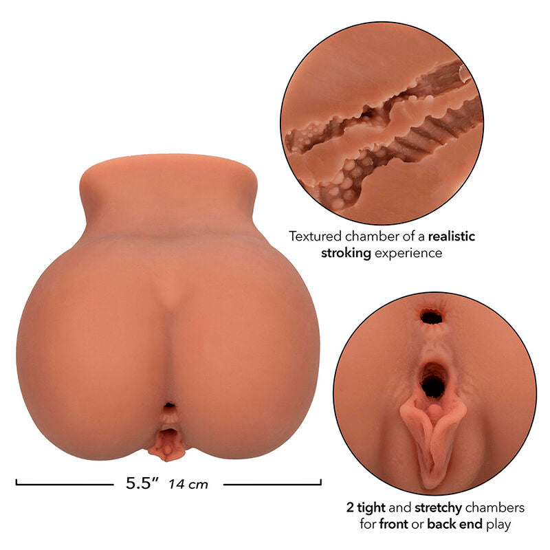 CALEXOTICS - THE ROLLER BABE DOUBLY REALISTIC MASTURBATOR, FLESH