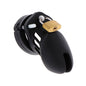 HIDDEN DESIRE - EXTREME SILICONE CHASTITY PUMP CAGE SIZE S BLACK
