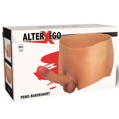 VERBORGENE BEGIERDE – ALTER EGO BOXERSHOT MIT 18 CM PENIS, GRÖSSE L