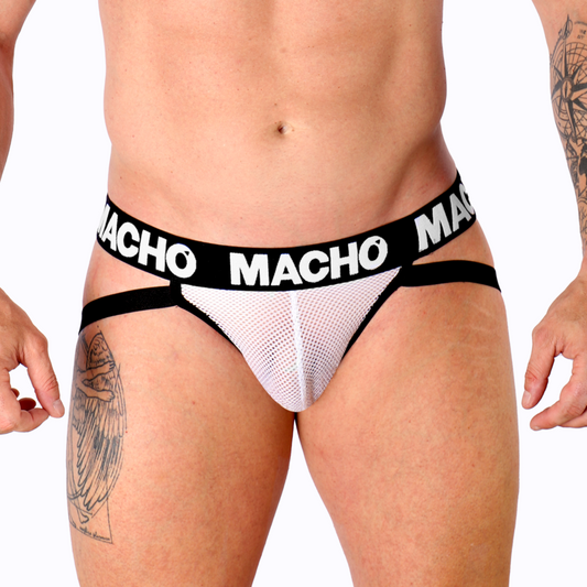 MACHO - MX26X1 JOCK GRID WEISS L
