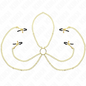 KINK - 4 Nipple and Clitoris Clamps, Adjustable, Gold