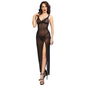 CHILIROSE - CR 4723 LANGES BABYDOLL & TANGA SCHWARZ XL