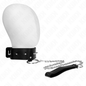 KINK - NECKLACE 65 CM WITH LEASH WITH SILVER RIVETS MODEL 2 ADJUSTABLE 36-43 CM X 5 CM