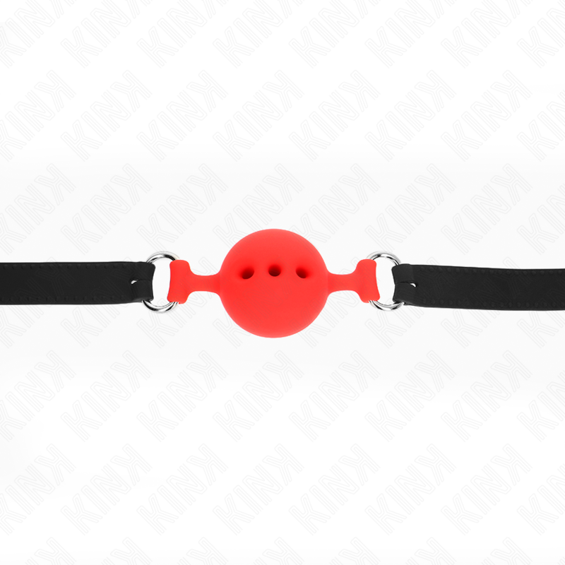 KINK - FULL SILICONE FLAPS 55 x 2 CM WITH 4.5 CM BALL SIZE M RED ADJUSTABLE 35-51 CM