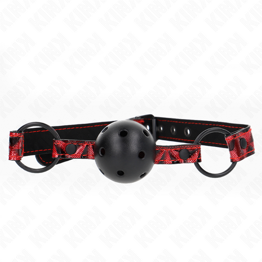 KINK - DIAMOND PATTERN BALL 4.5 CM GAG MODEL 2 ADJUSTABLE 64.5 CM 42-60 CM
