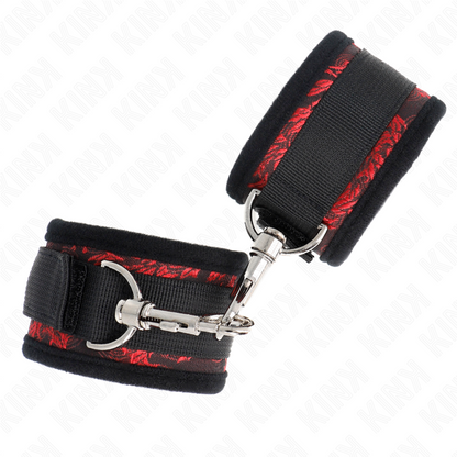 KINK - SCANDAL WRIST CUFFS RED-BLACK