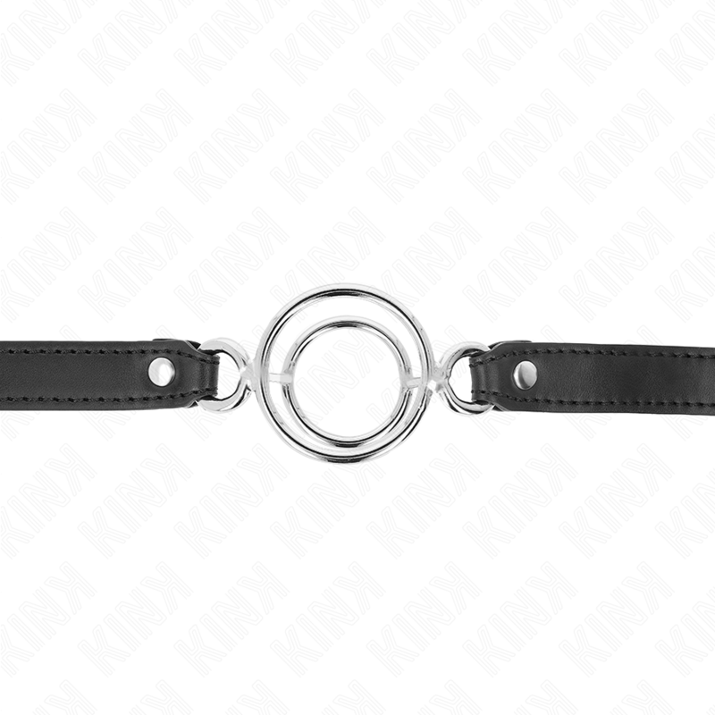 KINK - MULTI O-RING GAG 5 CM BLACK 63 X 2.5 CM