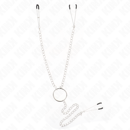KINK - TRIPLE NIPPLE AND CLITORIS CLAMPS WITH CHAIN MODEL 1