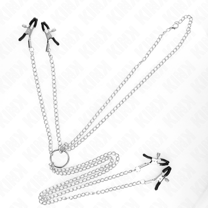 KINK - 4 Nipple and Clitoris Clamps adjustable, silver