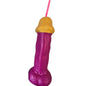 DIABLO PICANTE - PINK PLASTIC PENIS MADE OF GLASS