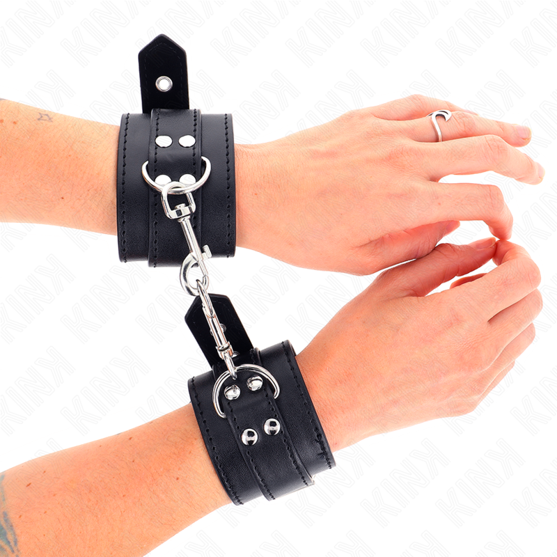 KINK - WRIST RESTRAINTS WITH RIVETS 35 X 6 CM