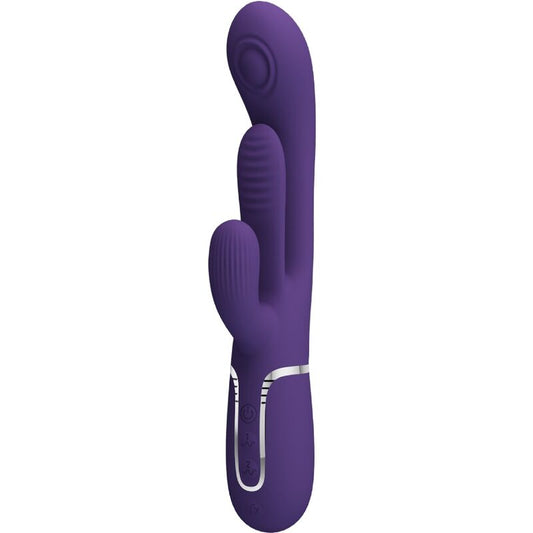 PRETTY LOVE - SHANIA TRIPLE RABBIT VIBRATOR MULTIFUNCTIONAL PURPLE