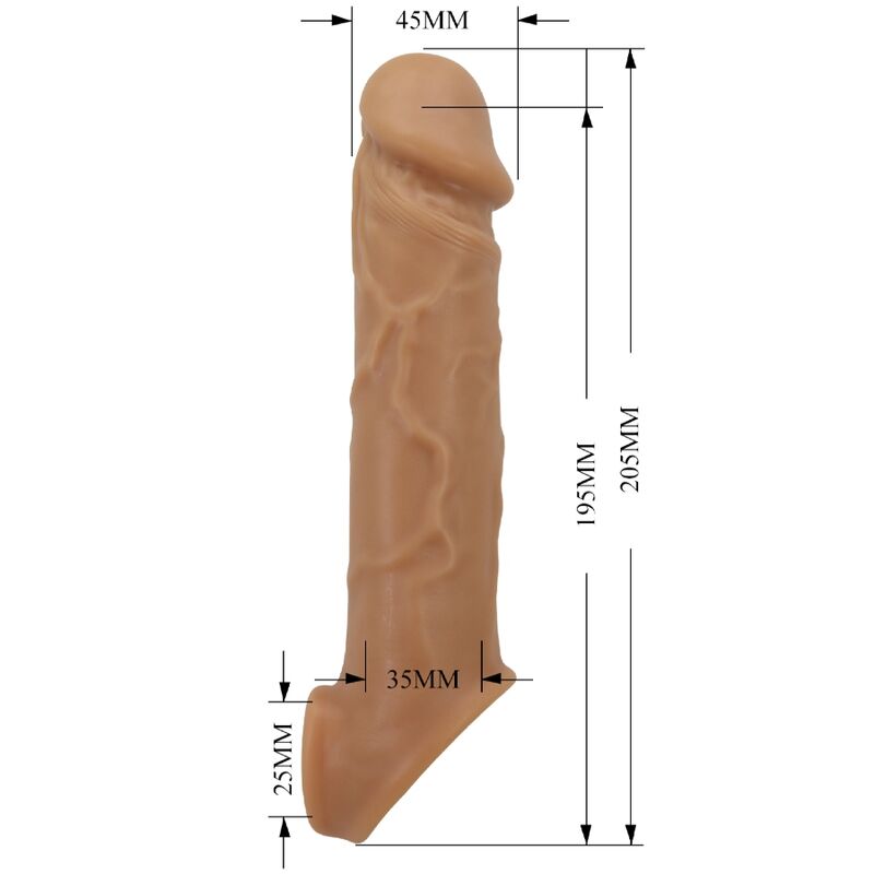 PRETTY LOVE - REALISTIC PENIS SLEEVE IN FLESH