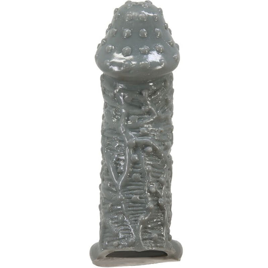 PRETTY LOVE - REALISTIC PENIS EXTENDER AND DELAY SLEEVE MODEL 2 GREY