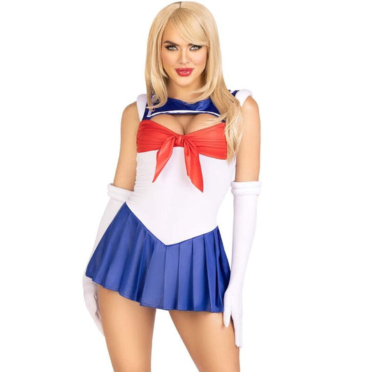 LEG AVENUE - SEXY SAILOR COSTUME MULTICOLORED S