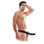 FETISH FANTASY SERIES - 7.5 INCH HOLLOW STRAP-ON BLACK