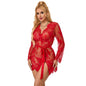 SUBBLIME - 953775 TOP NIGHTDRESS + THONG RED S/M