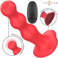 INTENSE - CODY VIBRATOR WITH SUCTION CUPS RED REMOTE CONTROL