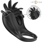 INTENSE - MABEL VIBRATION RING 10 VIBRATIONS WITH CLITORAL STIMULATOR BLACK