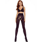 PASSION - TIOPEN 025 OPEN-CROTCH PANTYHOSE BLACK 1/2 40 DEN