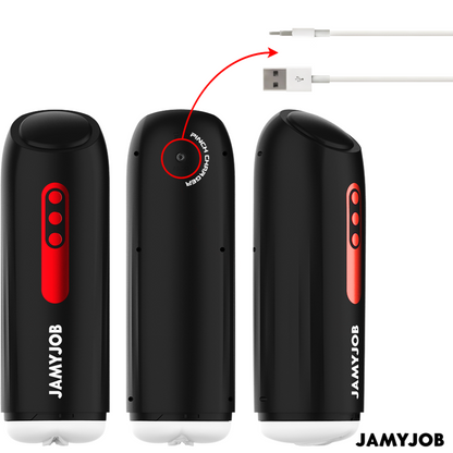 JAMYJOB - PHANTOM AUTOMATISCHER VAGINA-MASTURBATOR 5 SAUG- UND STOSSMODI