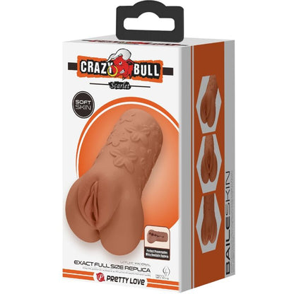 CRAZY BULL - SCARLET VAGINA AND ANUS DESIGN WITH FLOWERY FLESH