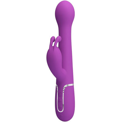 PRETTY LOVE - DEJON 3 IN 1 MULTIFUNCTIONAL RABBIT VIBRATOR PURPLE