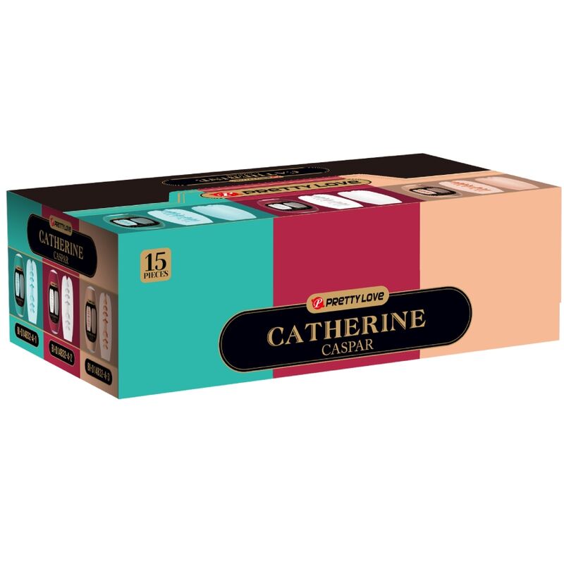 PRETTY LOVE - CASPAR PACK 15 ASSORTED MALE MASTURBATORS