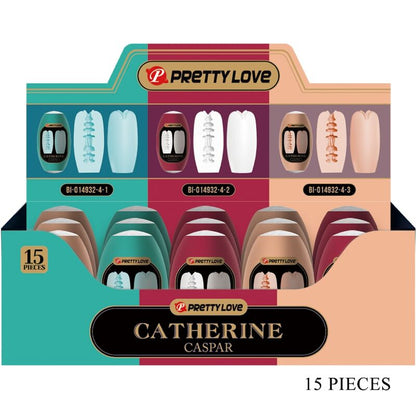 PRETTY LOVE - CASPAR PACK 15 ASSORTED MALE MASTURBATORS