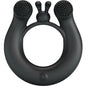 PRETTY LOVE - DAHLIA VIBRATING COCK RING + CLITORIS STIMULATOR 12 VIBRATIONS BLACK