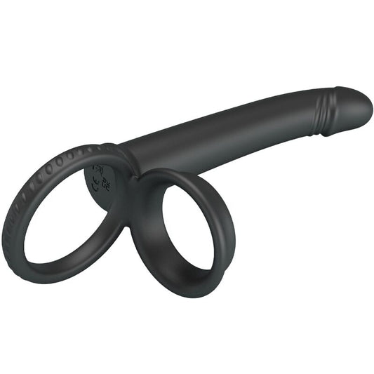 PRETTY LOVE - DILLION DOPPELTE PENETRATION DOPPELTER COCKRING SCHWARZ