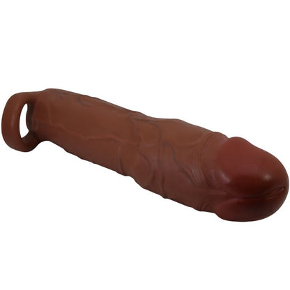 PRETTY LOVE - GERD PENIS SLEEVE WITH 7.6 CM EXTENSION MULATTE