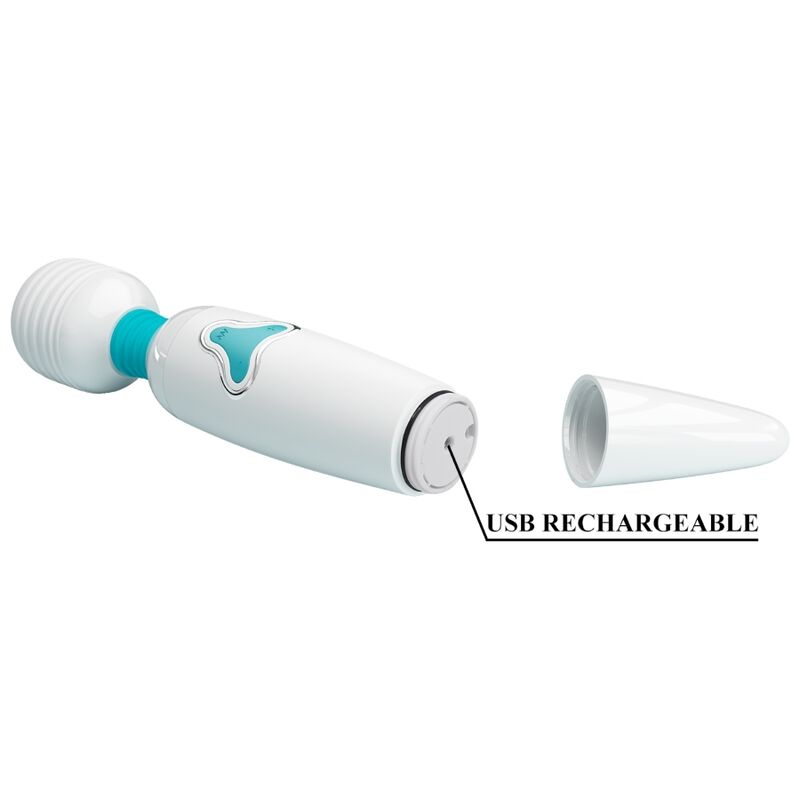 PRETTY LOVE - CLOUD WAND VIBRATOR 7 VIBRATIONS WHITE