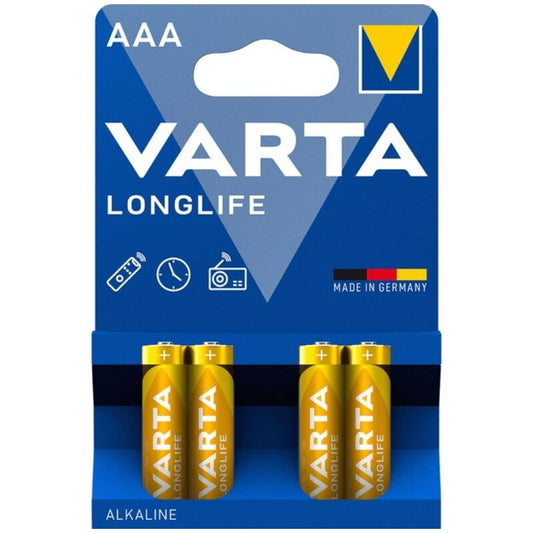 VARTA - LONG-LASTING ALKALINE BATTERY AAA LR03 BLISTER*4