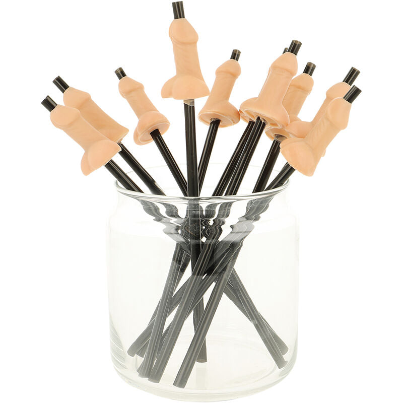 DIABLO PICANTE - POUCH WITH 10 NATURAL PENIS STRAWS