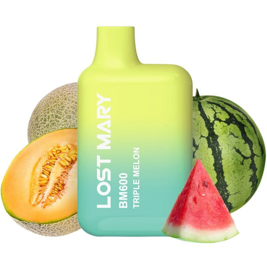 LOST MARY - BM600 NICOTINE VAPER 2% EINWEG TRIPLE MELON