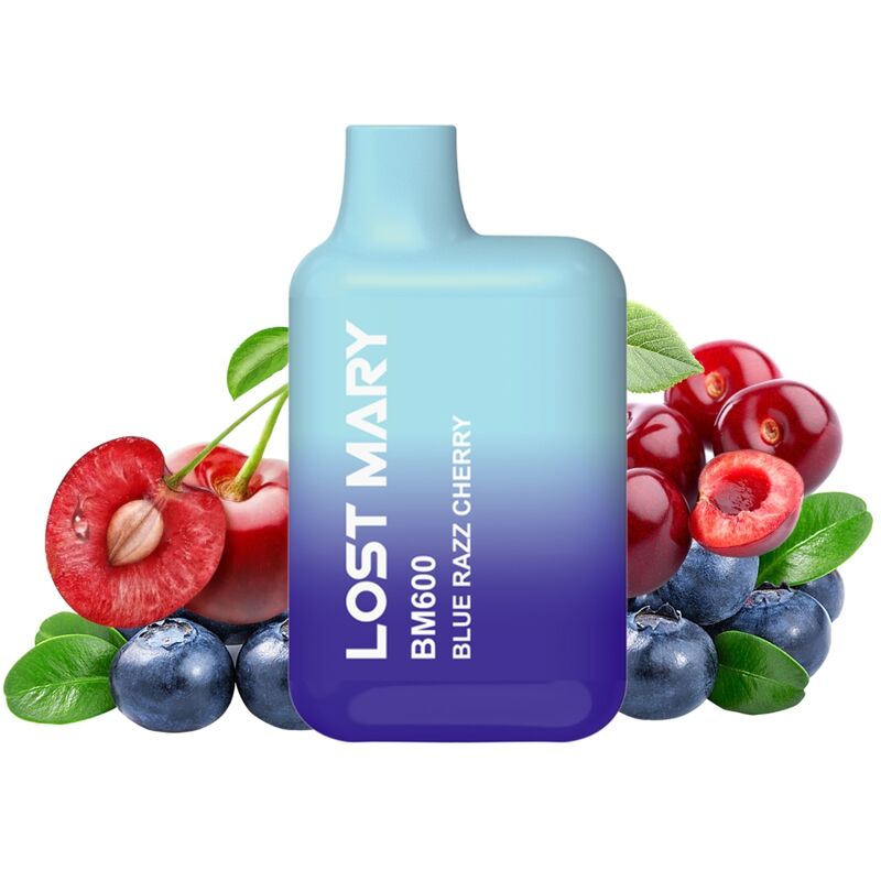 LOST MARY - BM600 NICOTINE VAPE 2% DISPOSABLE BLUE RAZZ CHERRY