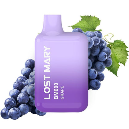 LOST MARY - BM600 NICOTINE VAPE 2% DISPOSABLE GRAPE