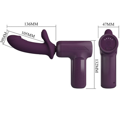 PRETTY LOVE - DJ SCHOLAR MASSAGER 5 EINSTELLUNGEN LILA
