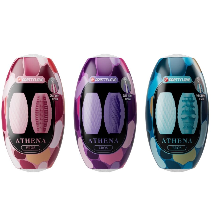 PRETTY LOVE - ATHENA EROS PACK 15 DIFFERENT MALE MASTURBATORS