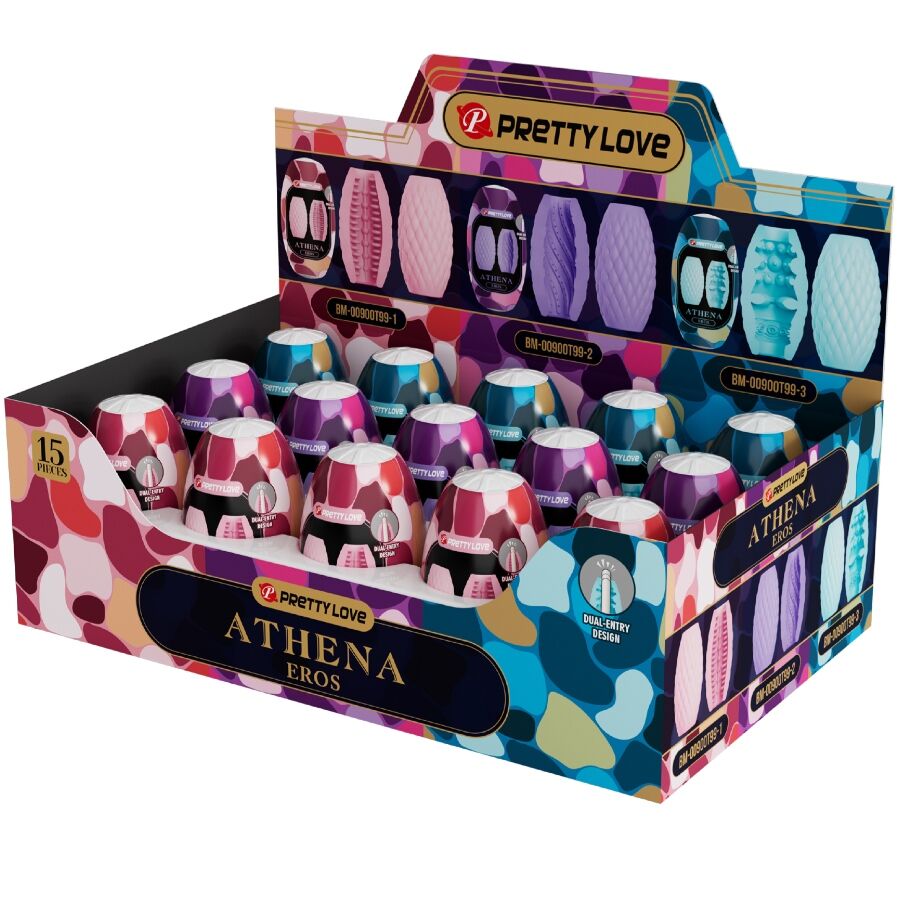 PRETTY LOVE - ATHENA EROS PACK 15 DIFFERENT MALE MASTURBATORS