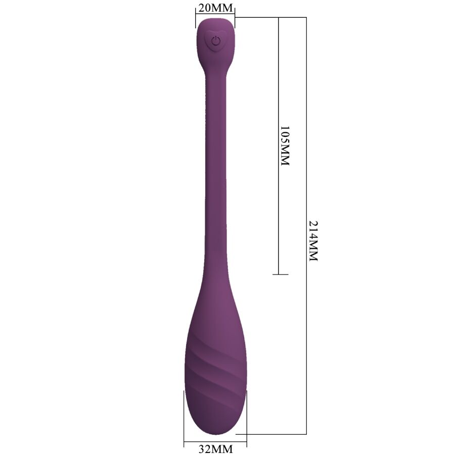 PRETTY LOVE - LEVIATHAN APP-GESTEUERTER VIBRATOR LILA