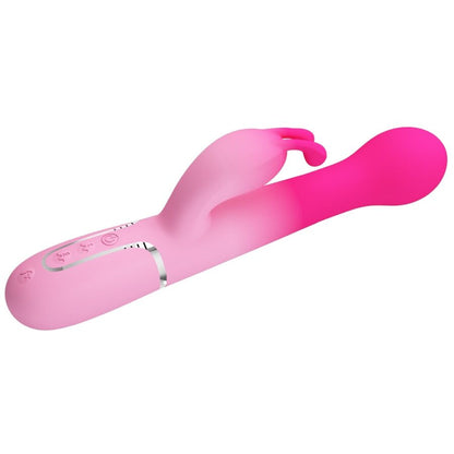 PRETTY LOVE - DEJON 3 IN 1 MULTIFUNCTIONAL RABBIT VIBRATOR PINK