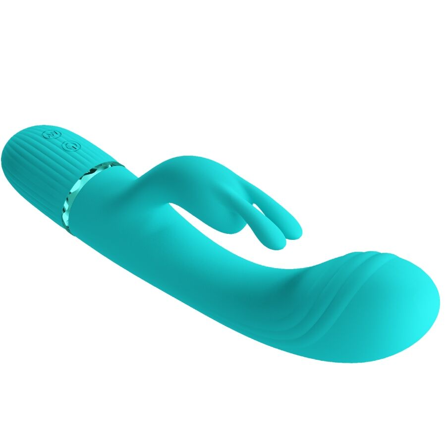 PRETTY LOVE - SCOCCO VIBRATOR RABBIT TÜRKIS