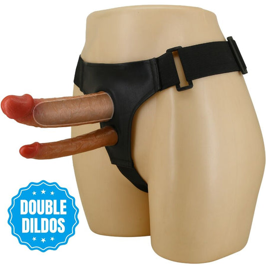 PRETTY LOVE - KEAVEN HARNESS SLIP UNIVERSAL & COMFORTABLE DOUBLE DILDO