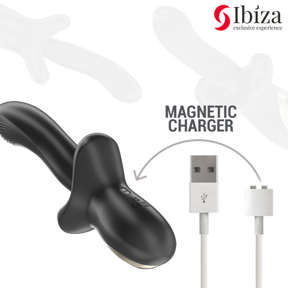IBIZA – POWERFUL VIBRATOR WITH THRUSTING AND NIPPING EFFECT