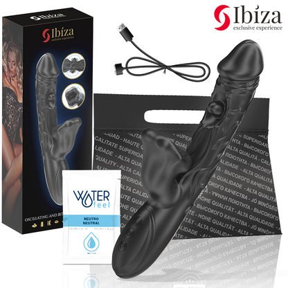 IBIZA - VIBRATOR AND CLITORAL STIMULATOR WITH BITING AND ROTATION EFFECT