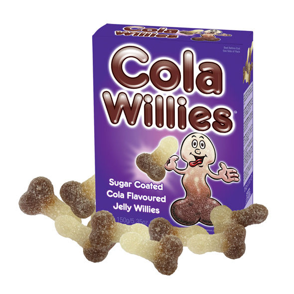 SPENCER & FLEETWOOD - PENIS-SHAPED CHEWY SWEETS WITH COLA FLAVOUR